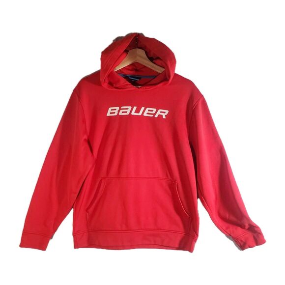 bauer Other - Bauer Youth XL Red Hockey Logo Hoodie Pullover